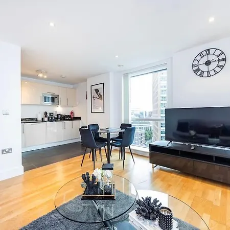 Contemporary 2 Bedroom Flat In Canary Wharf Londres Extérieur photo